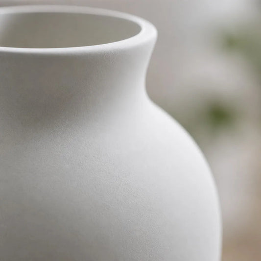Ceramic Vase Matte Texture Detail